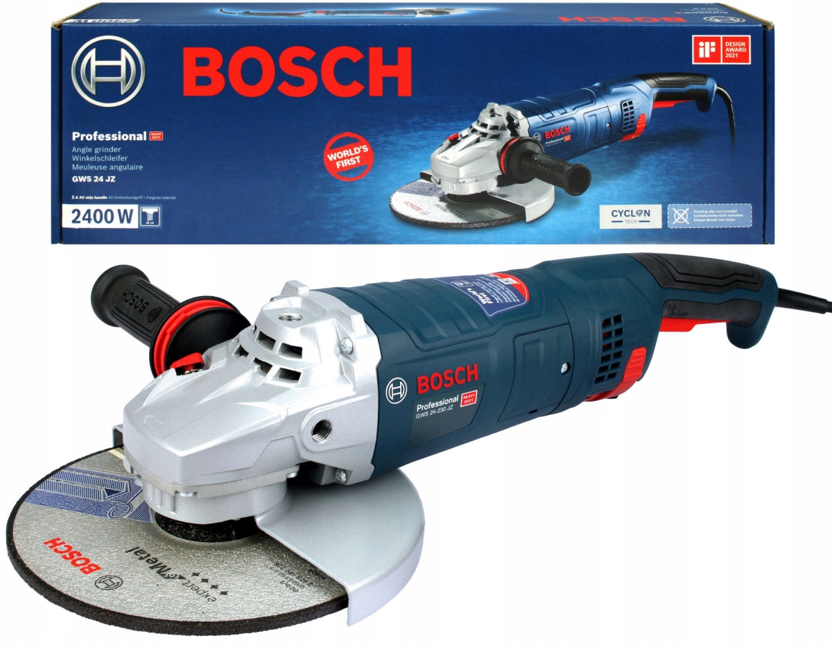 Sieťová uhlová brúska Bosch 2400 W 230 V